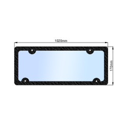 Скло заднє нижнє ДТЗ 404.5С(Н=170 L=1020)
