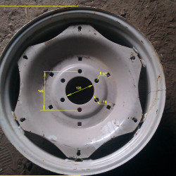 Диск заднього колеса 9,5x24 DF240/244
