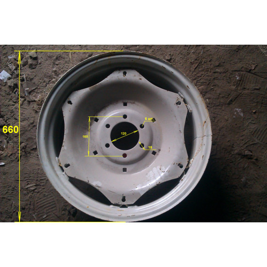 Диск заднього колеса 9,5x24 DF240/244