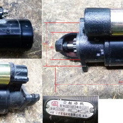 Стартер в зборі редукторний 11шл, QD158A, 1,4kw, 12v ZN1120NL