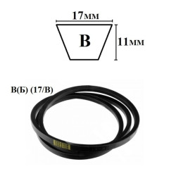 Ремінь приводний B2350Li для Shifeng (Шифінг) 240/244/DW244B
